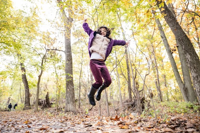 Tweens together outdoors in Upper Manhattan